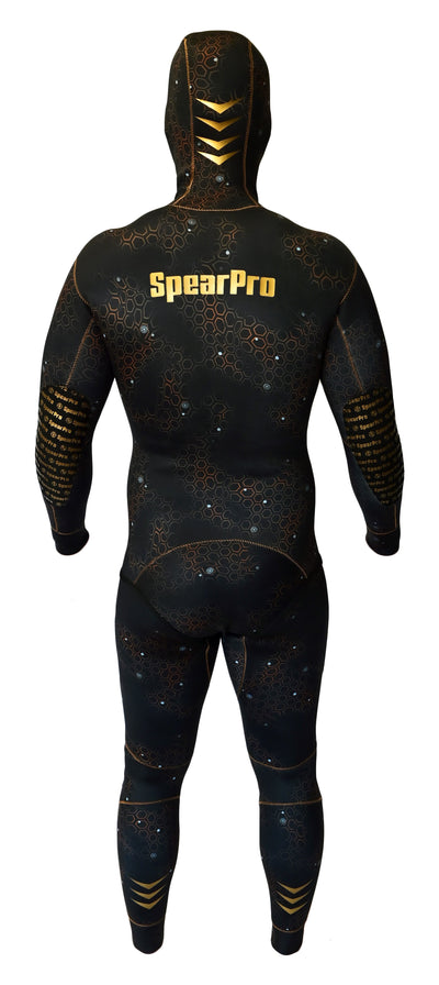 SpearPro Golden Cabrilla Mens Wetsuit - 7mm Titanium Lined