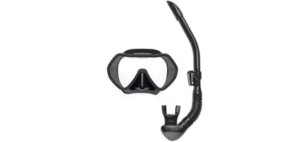 Riffe Premium Mask & Snorkel Kit - Frameless Black