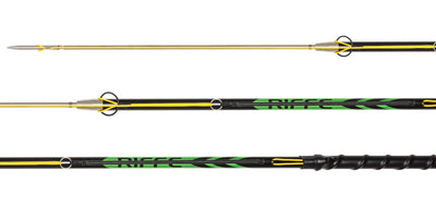RIFFE Mamba ROLLER Composite Pole Spear Kit - 9 Foot / 3 pc.