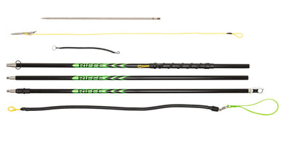 RIFFE Mamba ROLLER Composite Pole Spear Kit - 9 Foot / 3 pc.