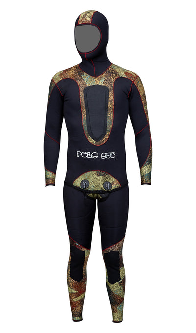 PoloSub Lined Open Cell Brown Camo Women's Wetsuit