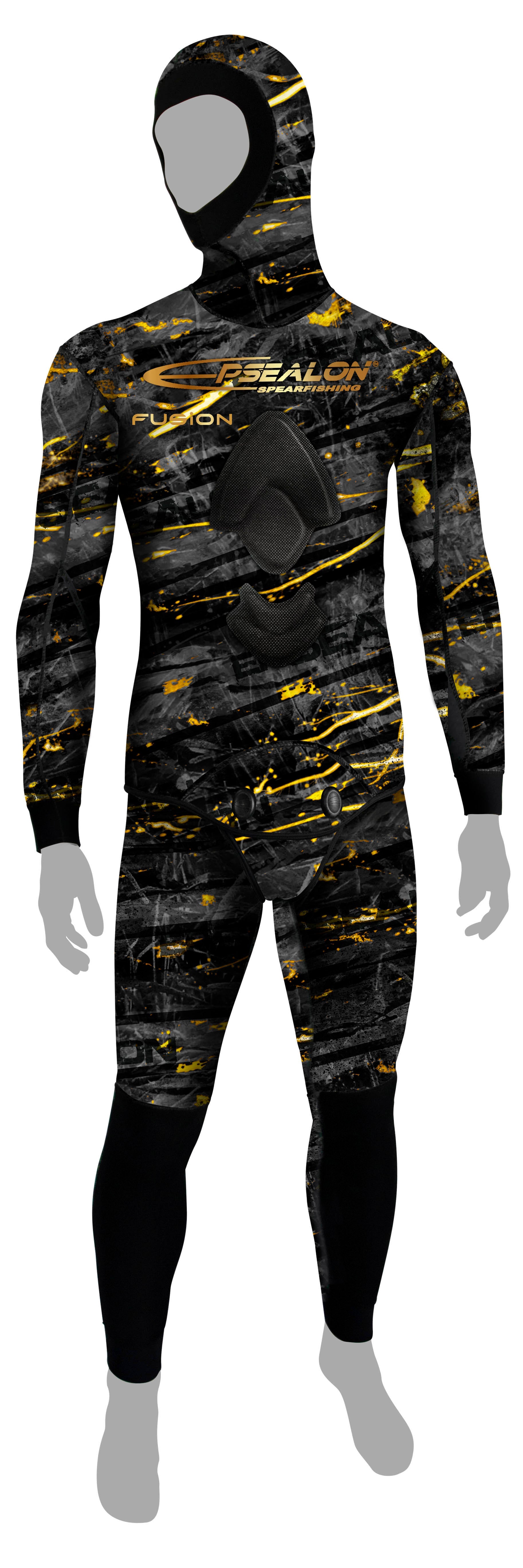 Epsealon  Black Fusion Wetsuit - 1.5mm