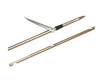 Picasso Gold Plated 6.5mm Shafts Smooth Notches